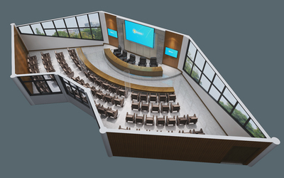 便民服務中心效果圖多媒體設(shè)計服務 打造現(xiàn)代化、智能化、人性化的政務服務新窗口